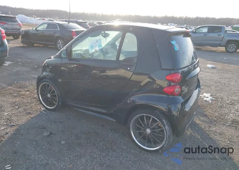 2013 Smart Fortwo Passion z USA, uszkodzony, nr VIN WMEEJ3BA1DK630583